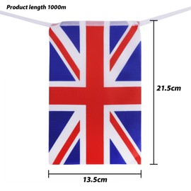 British Flag Garland Flag Banner 30 Pcs UK Flak Garland Flag Decor International Sports Festival Marathon Cheering Flag Letter Banner Tavern Bar International School Decoration 10M