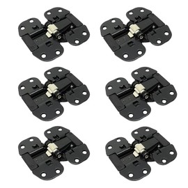 DIY Partner 6 Pieces Murakoshi Center Hinges Wide Brim Type (KRG00038 Type) with Screws DIY Closet Hinges Door Hinges