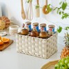 GRANNY SAYS Utensil Holder Condiment Organizer, Silverware Caddy Holder, Wicker