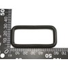 Wuuycoky 2" Inner Length Black Rectangle Rings Loop Ring No