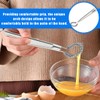 OUDQFCJ Stainless Steel Whisk with Sturdy and Comfortable Handle, Kitchen
