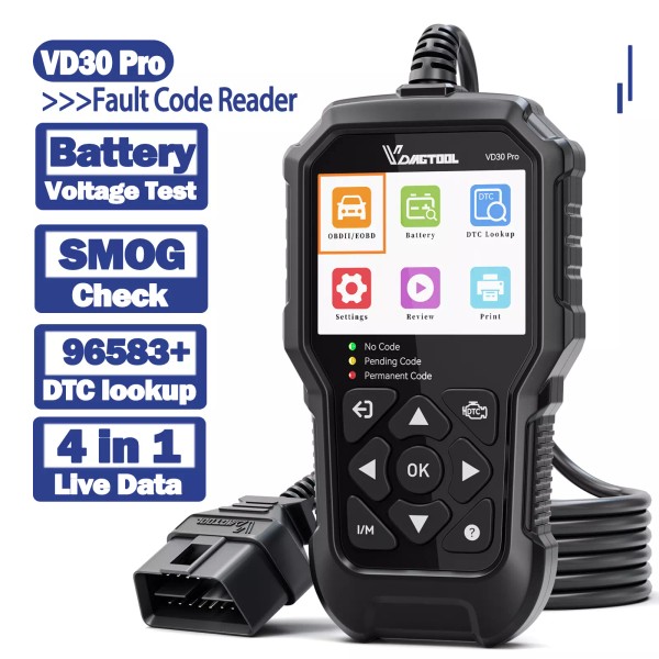 VDIAGTOOL Automotive OBD2 Scanner OBD Code Reader Car Check Engine
