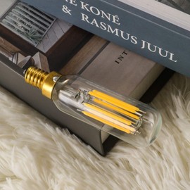 Leools E12 LED Bulb Dimmable 6W Equal 60 watt Light Bulb Soft White 3000K T6 T25 E12 Candelabra Bulb 60 watt for Chandeliers,Ceiling Fan,Pendant,Wall sconces AC120V 600LM e12 Light Bulb 6Pack