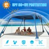 Beach Tent Sun Shelter Portable Pop Up Beach Sun Shade
