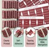 Mr. Pen- Bible Tabs, 75 pcs, Mahogany, Laminated Bible Tabs