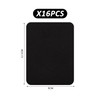 16 Black Patch Stickers Iron on Patches Repair Black Jacket