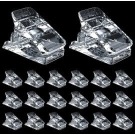 Unbranded 20Pcs Nail Tips Clip Nail Gel Quick Building Set DIY Nail Art Tips Extension Kit