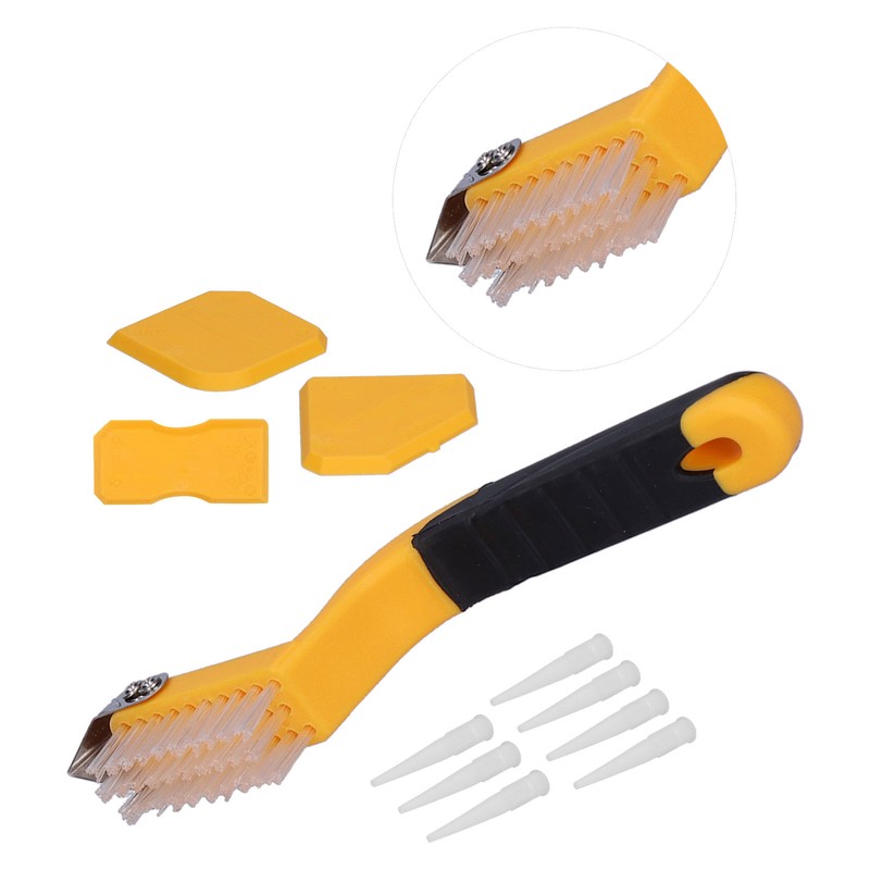 11Pcs Caulking Tool Silicone Grout Scraper Glue Remover Cleaner Set
