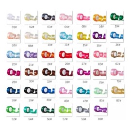 5 Rollos Satinado Decoracion Color Listones 4cm 112.5 Metros