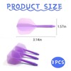 TRHDFW Purple Dart Shaft and Flyer, Integrated Clear Dart Shaft