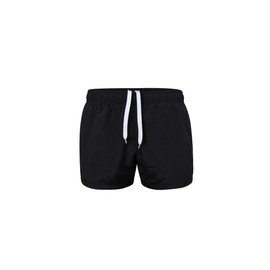 Gleemyth 3 Inch Mens Swim Shorts Quick Dry Short Black Swim Trunks for Men Summer Suits XL