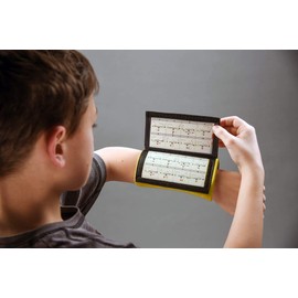 WRISTBAND INTERACTIVE Y23 - Football Wristbands - Wrist Coach - QB Wristband - Football Play Wristbands - Playbook Wristband (Yellow, 8 Pack)