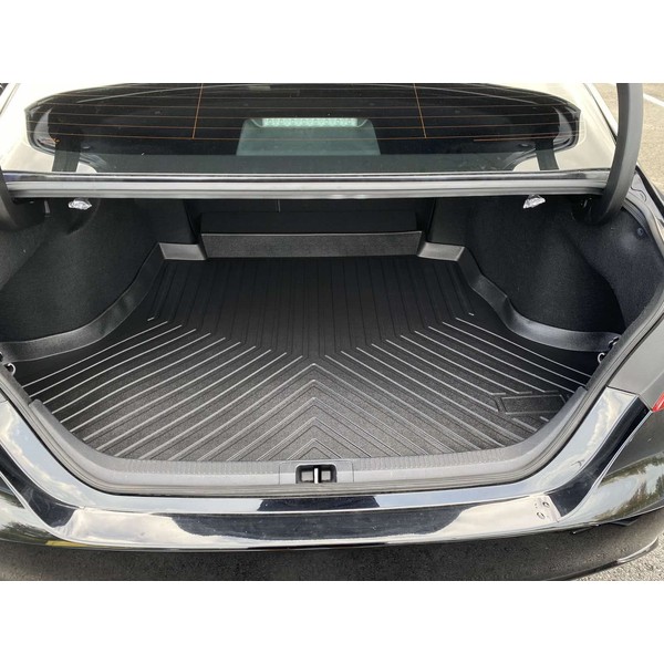 Premium Cargo Liner for Toyota Camry Camry Hybrid 2018-2024 - Custom Fit Car Trunk Mat -All-Season Black Cargo Mat - 3D Shaped Laser Measured Trunk Liners for Toyota Camry 2018-2024.