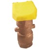 Hunter Sprinkler HQ33DLRC Quick Coupler 3/4-Inch NPT Inlet Thread Locking 2-Piece with 2 Slots, Yellow