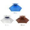 Double Layer Umbrella Hat Women Men Folding Sun Rain Cap