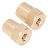 2pcs Battery Connector Revise M8 Brass Good Electrical Conductivity Pile