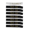 8Pcs Bride Bridesmaid Sash Gold Letters Hypoallergenic Material Wedding Bride