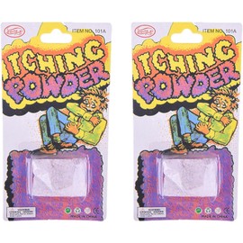 4Pcs Helpful Funny Itching Powder Safe Broken Glass Itching Powder Feminine Powders Ength of Product is 14cm and The Width is 7.5cm Easy to Carry, Feminine Care
