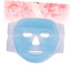 Outanaya 1pc Gel Cold and Hot Compress Mask PVC Face