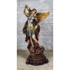 Armageddon War Archangel Saint Michael With Sword Trampling On Satan