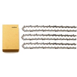 3 tallox Saw Chains3/8" Pitch .043" 1.1 mm Gauge 52 Links 14" 35 cm optimized for low power consumption