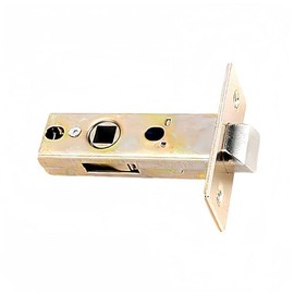 TOP-VIGOR 1Pcs 45mm Tubular Mortice Latch Lock with Door Stopper, Mute Door Latch Sprung for Internal Doors, Lever Door Handles