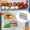 Rolling Egg Holder, Egg Container for Fridge, 3-Tier Egg Organiser,
