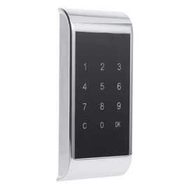 Touch Button Door Lock, Digital Lock, Electronic Lock, Touch Password Unlockable, PIN Code, Security, Home, Office, Factory, Office, Apartment (Silver)