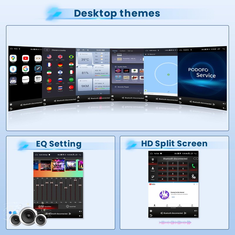 Inefala 2+64G Stereo for Nissan Versa 2007-2011 CarPlay Car Radio