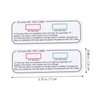 GANAZONO 12pcs Indicator Test Cards for Detection Use Test Strips