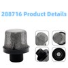 1pcs 288716 3/4-Inch Inlet Strainer Thread &6pcs 288749 Airless Spray