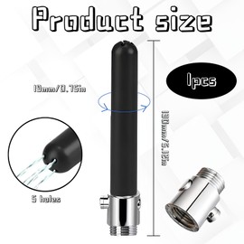 Shower, Shower Attachment Shower, Shower for Intercourse, Shower System with Water Flow Regulator, Intestinal Cleansing for Men, Women, Personal Hygiene Shower Head, Autoclavable