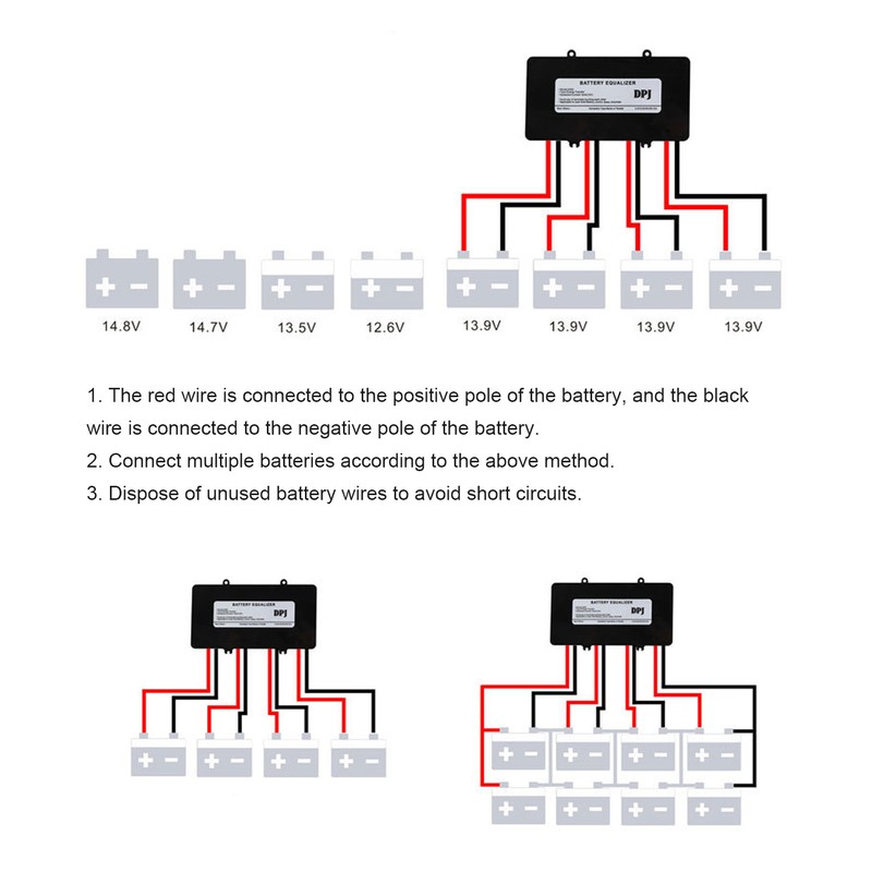 4S Battery Equalizer 48V Solar System Battery Balancer with Digital