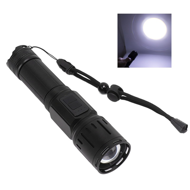 Super Bright Flashlight 7 Modes Waterproof LED Rechargeable Handheld Flashlight