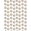 Oversized Beaded Garland, Latte, 2.7 m