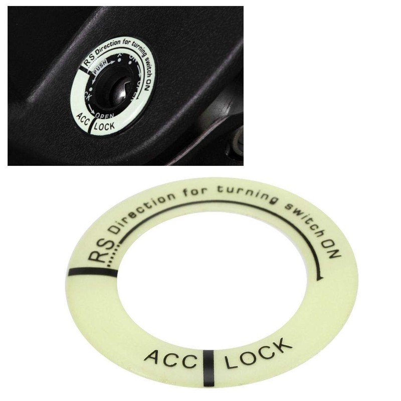 Light Ring For Ignition Switch Trim, Universal Car Motorcycle Luminous