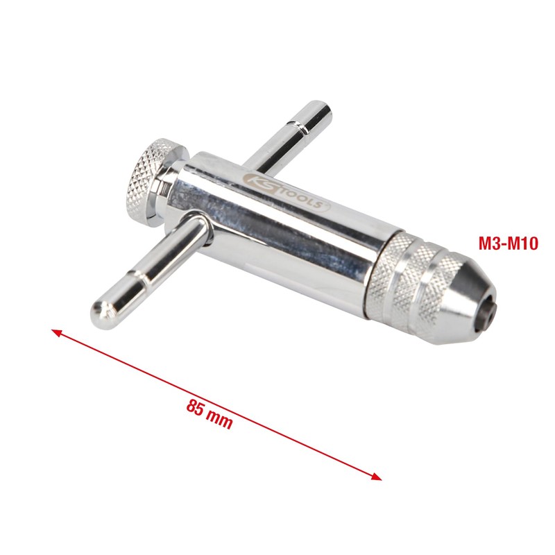 KS Tools 331.0660 Ratcheting tap holder, 85mm