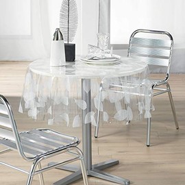 Décor Ligne Cristal 1710323 Tablecloth 140 cm Plain White