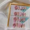 MunNail Pink Heart Nail Tips - Square / MunNail 핑크하트