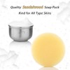 Anbbas Sandalwood Shaving Soap Puck Refill for Men Barber Traditional