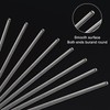 stonylab 8 Pack Glass Stirring Rods, Solid Borosilicate Glass Rods