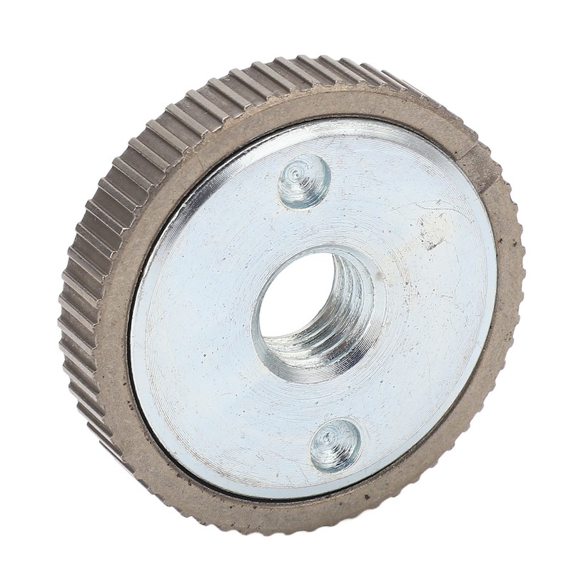 2Pcs Angle Grinder Flange Nut Self Locking M14 50mm Alloy