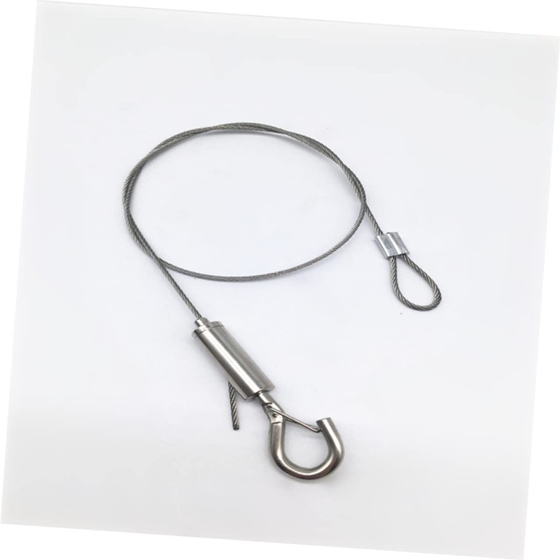 Operitacx 2pcs Wire Rope Hook Grow Light Chain Hanging Cable