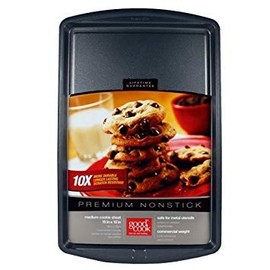 Good Cook Premium Nonstick 15" x 10" Medium Cookie Sheet, 4 Pack