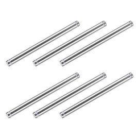 METALLIXITY Double Head Standoff Screws (12x164mm) 6pcs, Stainless Steel Advertising Screws Glass Acrylic Nail - for Glass Acrylic Display Bracket