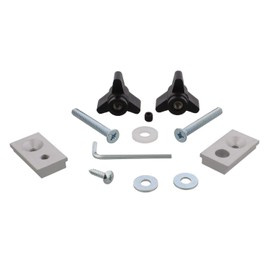 12 pc Miter Slot Fixture Jig Kit for T Track Featherboard Stop for Table Saw, Router Disc, Sander Jig to Secure Featherboards, Clamps or Any Fixture to Miter Gauge