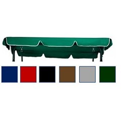 Replacement Canopy for Garden swing 2/3 seater different sizes and styles available (Black, 195 x 120 Flat)