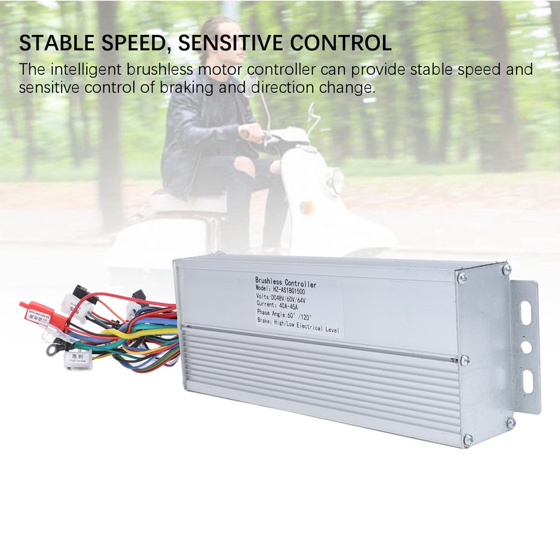 48V 60V 64V 1500W Electric Scooter Controller Intelligent Brushless Motor