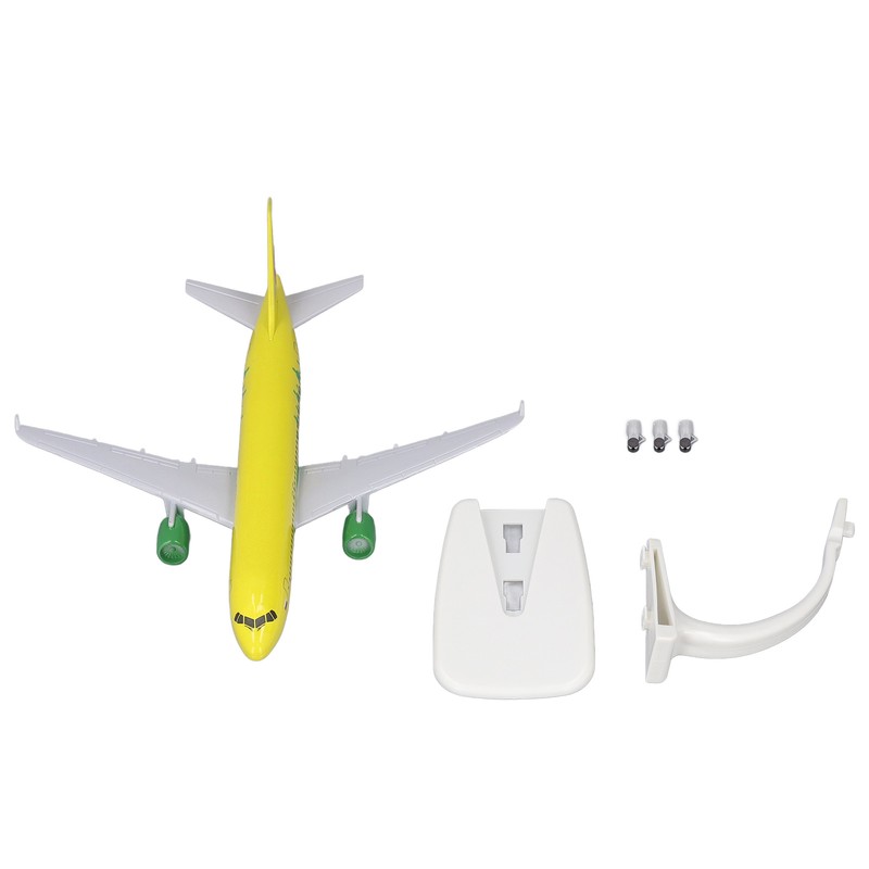Aircraft Model Detachable Alighting Carriage Decoration Yellow Alloy Plane Model