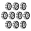 TA-VIGOR 10Pcs 16100-2RS Deep Groove Ball Bearings, Z2 10mm x